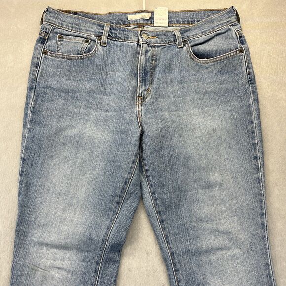 Levis 515 Jeans Womens Size 12 s Blue High Rise Cotton Stretch Bootcut Fit Denim - Picture 3 of 16